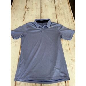 Nike Golf Mens Dri-FIT Micro Stripe Polo Shirt Blue White 833097-512 Size M